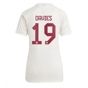 Maillot de foot Bayern Munich Alphonso Davies #19 Troisième Femmes 2023-24 Manches Courte